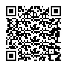 Código QR para número de teléfono +19892218425