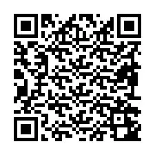 Codice QR per il numero di telefono +19892242987