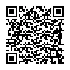 Código QR para número de teléfono +19892249478