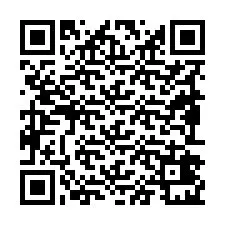 Kode QR untuk nomor Telepon +19892421828