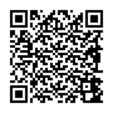 Codice QR per il numero di telefono +19892442892