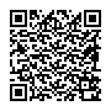 Código QR para número de teléfono +19892520449