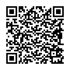 Código QR para número de teléfono +19892521936