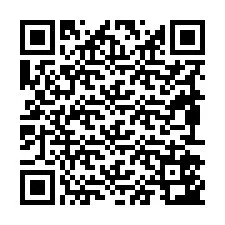 QR-koodi puhelinnumerolle +19892543880