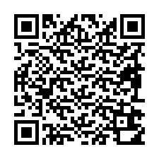 Código QR para número de telefone +19892610013