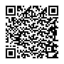 Codice QR per il numero di telefono +19892610132