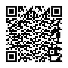 QR-koodi puhelinnumerolle +19892610891