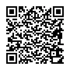 Código QR para número de teléfono +19892610947