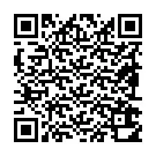 QR-koodi puhelinnumerolle +19892610999