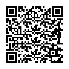 Código QR para número de telefone +19892611006