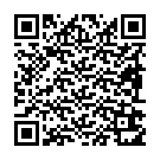 QR Code pour le numéro de téléphone +19892611033