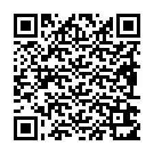 Código QR para número de teléfono +19892611092