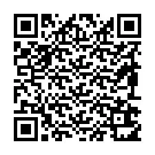 Código QR para número de teléfono +19892611101