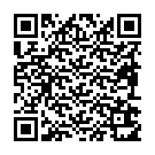 Kode QR untuk nomor Telepon +19892611103