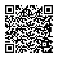 Código QR para número de teléfono +19892611356