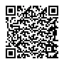 Codice QR per il numero di telefono +19892611654