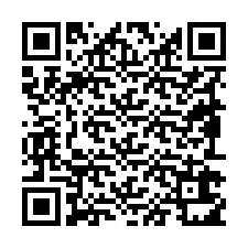 Código QR para número de telefone +19892611818