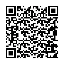 QR-код для номера телефона +19892611890