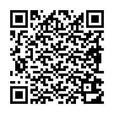 Código QR para número de teléfono +19892612196