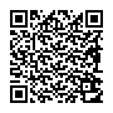 Código QR para número de teléfono +19892612612