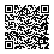 QR-koodi puhelinnumerolle +19892619985