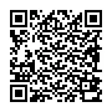 QR-code voor telefoonnummer +19892830032