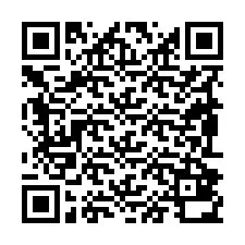 QR-koodi puhelinnumerolle +19892830274