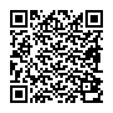 Kode QR untuk nomor Telepon +19892830297