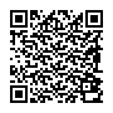 QR-koodi puhelinnumerolle +19892830364