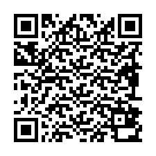 Codice QR per il numero di telefono +19892830482