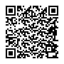 QR Code pour le numéro de téléphone +19892830667