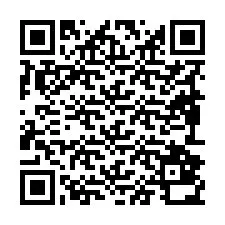 QR-koodi puhelinnumerolle +19892830706