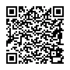 Código QR para número de teléfono +19892830885