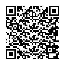 Código QR para número de telefone +19892830897