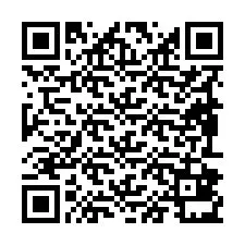 QR-код для номера телефона +19892831056