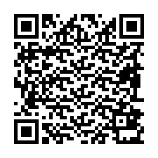 QR Code pour le numéro de téléphone +19892831167