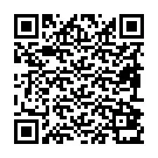 QR код за телефонен номер +19892831207