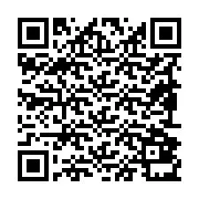 Codice QR per il numero di telefono +19892831389