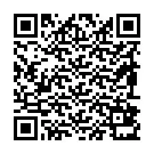 QR Code สำหรับหมายเลขโทรศัพท์ +19892831441