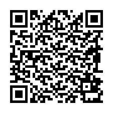 QR Code สำหรับหมายเลขโทรศัพท์ +19892831554