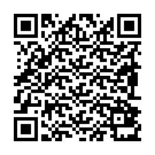 QR Code สำหรับหมายเลขโทรศัพท์ +19892831634