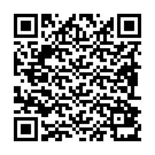 Código QR para número de teléfono +19892831636