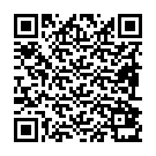 Código QR para número de teléfono +19892831637