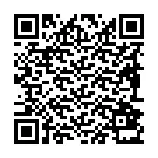 QR-koodi puhelinnumerolle +19892831742