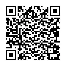 Codice QR per il numero di telefono +19892831942