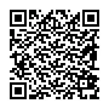 QR-koodi puhelinnumerolle +19892839991