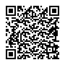 Código QR para número de telefone +19892925089