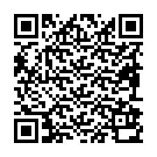 Código QR para número de teléfono +19892930103