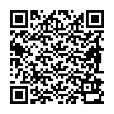 Código QR para número de teléfono +19892930177