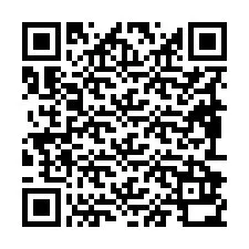 Código QR para número de teléfono +19892930212